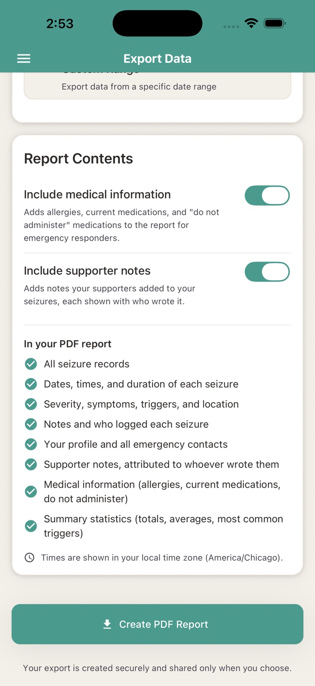 Your Report, Your Way