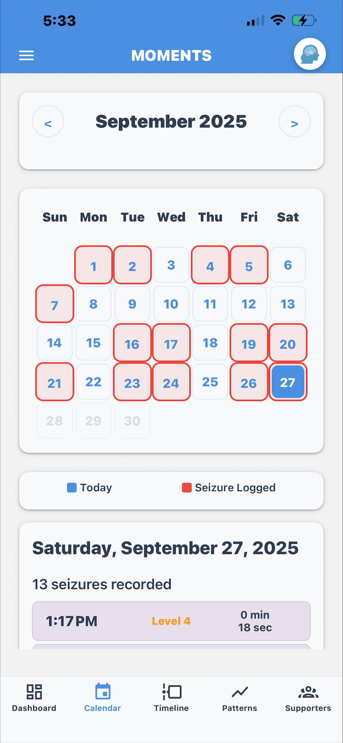Calendar View
